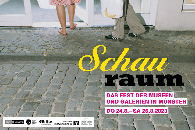 Anzeige für das Fest der Museen und Galerien Münster: Schauraum