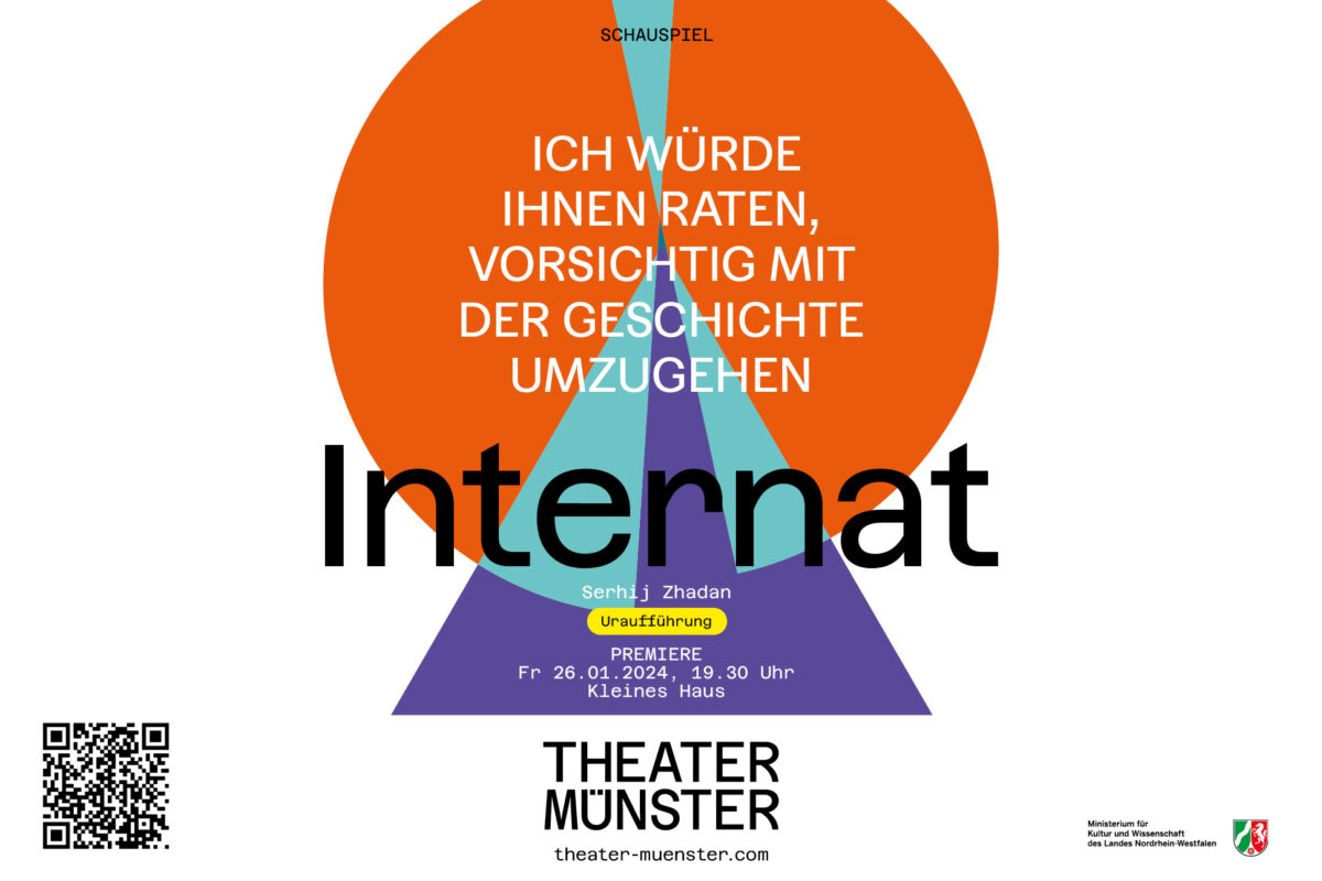 Anzeige vom Theaters Münster für "Internat"