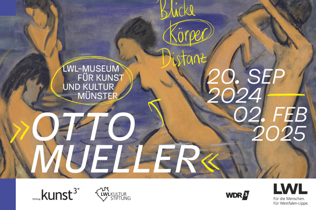 Anzeige des LWL für die Ausstellung "Otto Mueller"