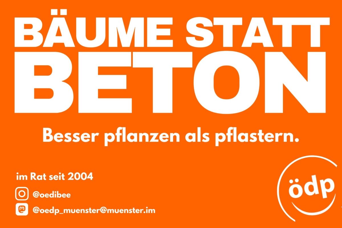 Wahlwerbung von der ÖDP (Kommunalwahl 2025)