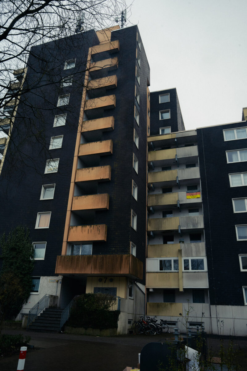 Ein Hochhaus in Kinderhaus