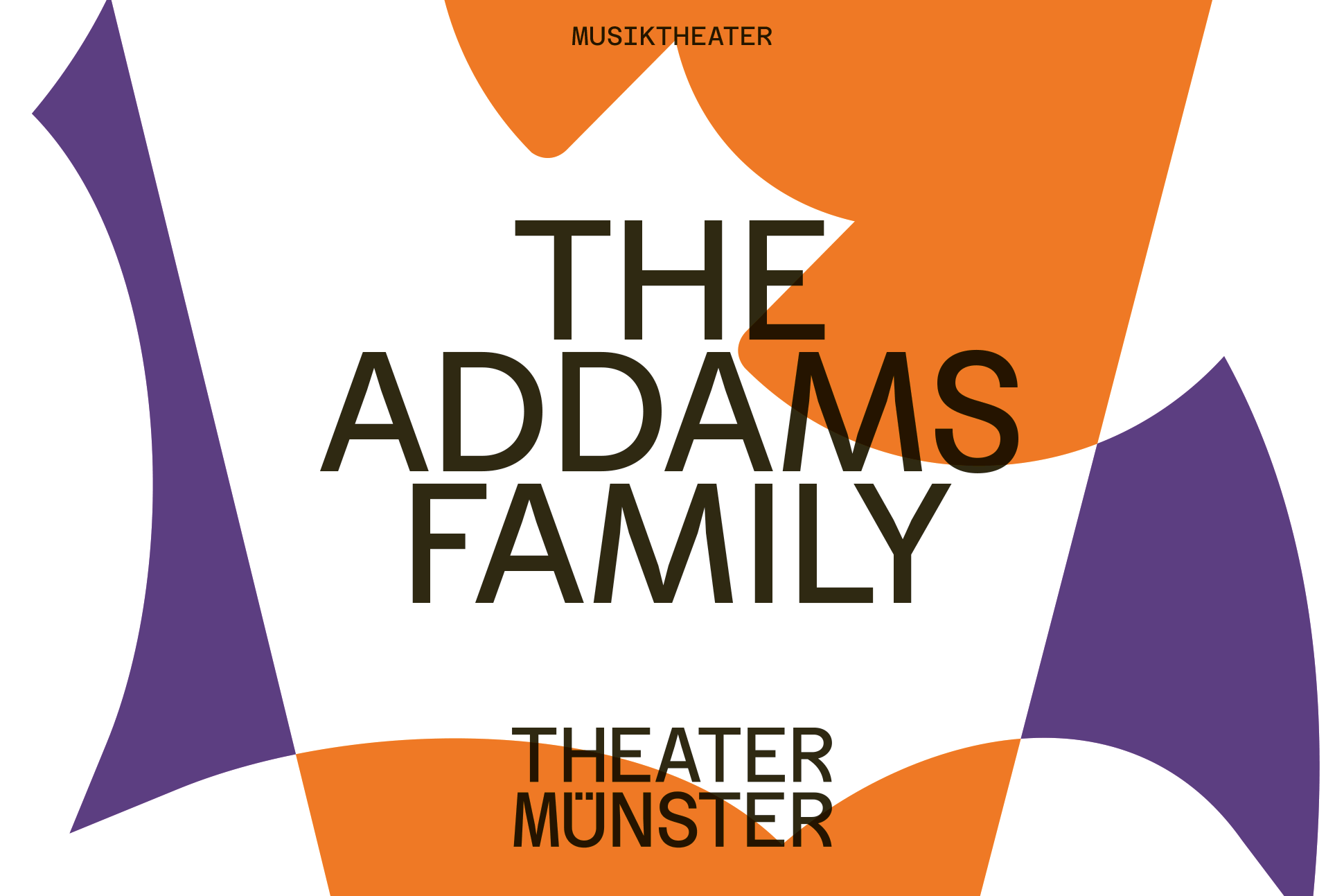 Ankündigung des Theater Münster zum Musical The Addams Family mit Premiere am 19.09.2026 um 19:30 Uhr im Großen Haus im Theater Münster