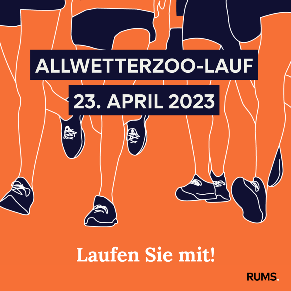 Infobox-Grafik zum Allwetterzoolauf: "Laufen Sie mit!"