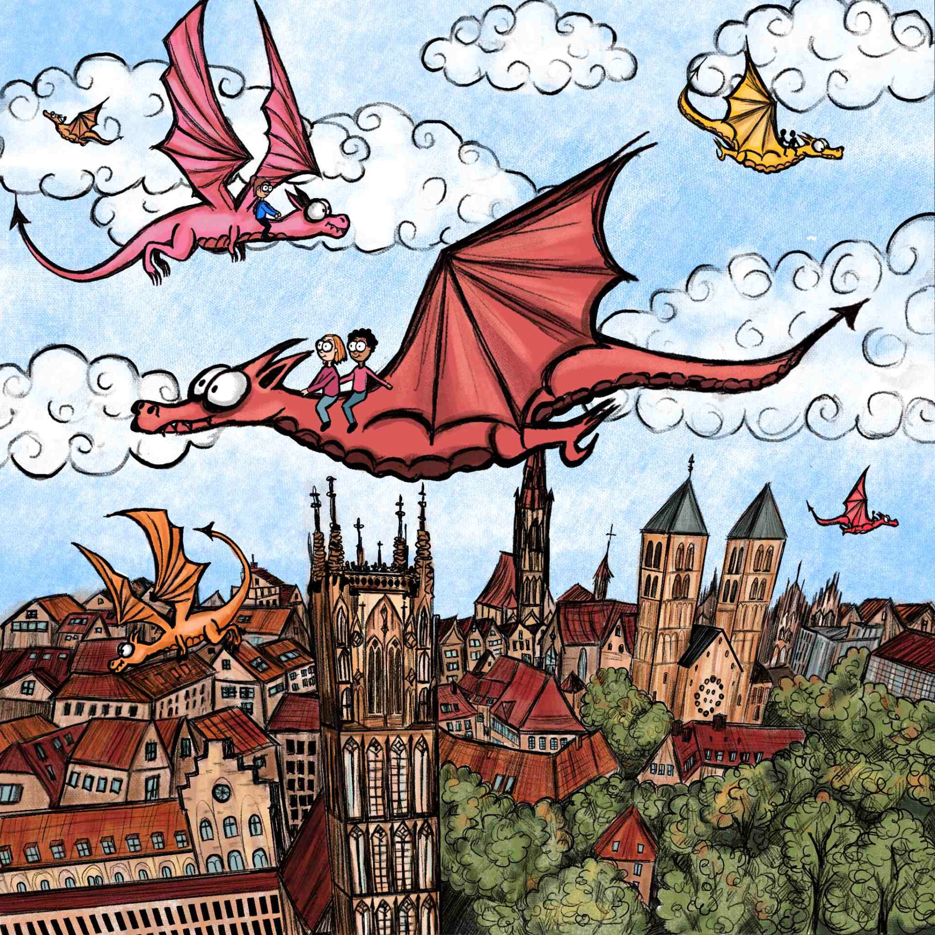 Flugdrachen Transporte, Amelie Igelbrink