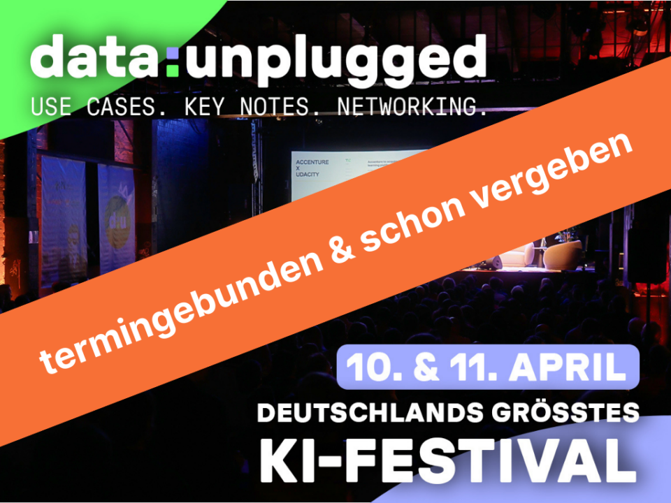 Bereits vergebene Prämie von data unplugged