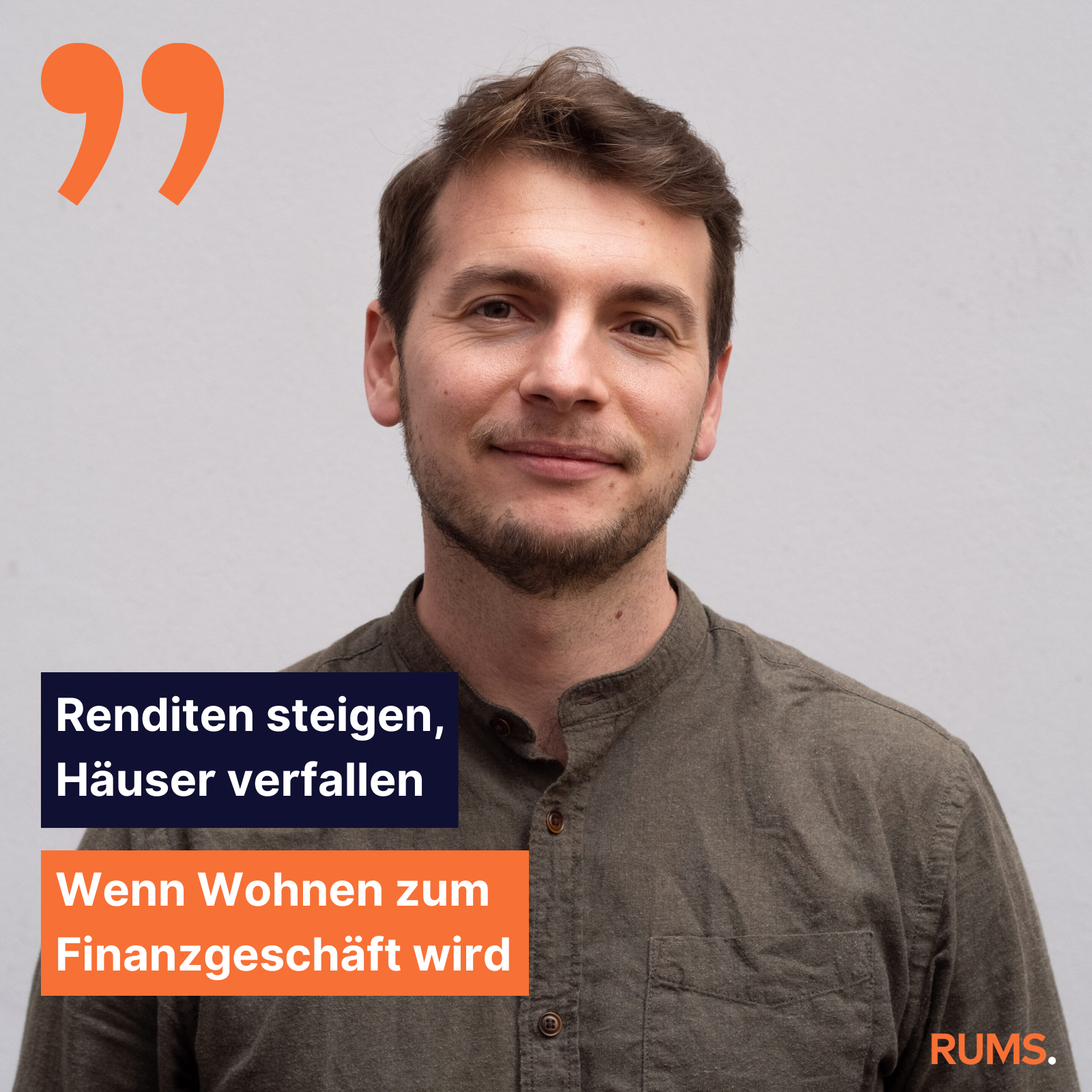 Beitrag vom 25.05.2026 - „Immobilien sind eben doch keine Goldgrube“ 2026-05-27_instagram_grafik_interview_wohnen