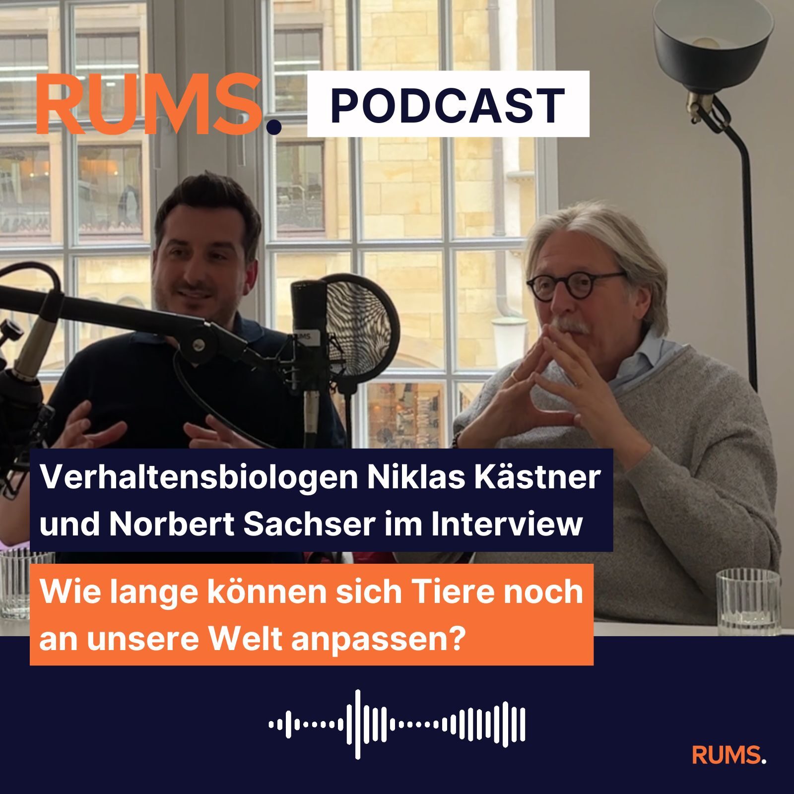 Podcast vom 19.06.2026 - Wie lange können sich Tiere noch an unsere Welt anpassen? 2026-06-24_instagram_grafik_podcast-verhaltensbiologen